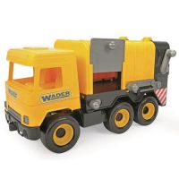 Middle Truck: Maşină de gunoi 43 cm galben - Wader - m/i/middle-truck-masina-de-gunoi-43-cm-galben-wader.jpg