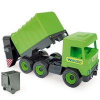 Middle Truck: Maşină de gunoi 43 cm verde - Wader - m/i/middle-truck-masina-de-gunoi-43-cm-verde-wader.jpg