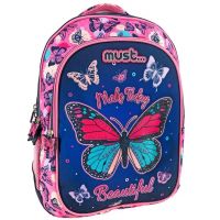 Must: Ghiozdan școlar cu trei compartimente, model fluture, 32x18x43cm - m/u/Must-Ghiozdan-scolar-cu-trei-compartimente-model-fluture-32x18x43cm-1.jpg