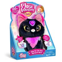 My Fuzzy Friends: Magic Whispers pisică de pluș șoptitoare - Sable