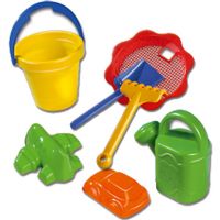 Set de nisip mare cu găleată ondulată 7 piese - D. Toys - n/a/Nagy-homokozo-szett-hullamos-vodorrel-7-reszes-D-Toys.jpg