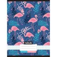 Nebulo: Caiet capsat cu model flamingo pătrățel 87-32 A/4 - n/e/Nebulo-Caiet-capsat-cu-model-flamingo-patratel-87-32-A-4-1.jpg