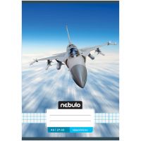 Nebulo: Caiet cu model cu avion de vânătoare capsat, pătrățele, 27-32, format A5 - n/e/Nebulo-Caiet-cu-model-cu-avion-de-vanatoare-capsat-patratele-27-32-format-A5-1.jpg