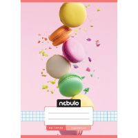 Nebulo: Caiet cu pătrățele cu model de macarons A/5 27-32 - n/e/Nebulo-Caiet-cu-patratele-cu-model-de-macarons-A-5-27-32-1.jpg
