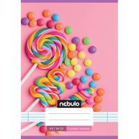 Nebulo: Caiet liniat capsat pentru clasa 1, format A5, 14-32, model drăguț - cu bomboane - n/e/Nebulo-Caiet-liniat-capsat-pentru-clasa-1-format-A5-14-32-model-dragut--cu-bomboane-1.jpg