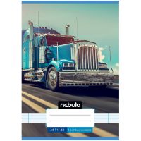 Nebulo: Caiet liniat capsat pentru clasa I, format A5, model camion, 14-32 - n/e/Nebulo-Caiet-liniat-capsat-pentru-clasa-I-format-A5-model-camion-14-32-1.jpg