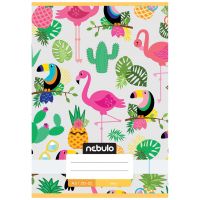 Nebulo: Caiet simplu format A5, 20-32 file, copertă cu model de tucan imprimat, capsat - n/e/Nebulo-Caiet-simplu-format-A5-20-32-file-coperta-cu-model-de-tucan-imprimat-capsat-1.jpg