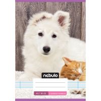 Nebulo: Caiet tip 2 cu linii, format A5, 16-32 pagini, cu capse - Model drăguț - Animale de companie prietenoase - n/e/Nebulo-Caiet-tip-2-cu-linii-format-A5-16-32-pagini-cu-capse--Model-dragut--Animale-de-companie-prietenoase-1.jpg
