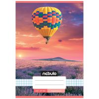 Nebulo: Carnet cu pătrățele A/5, 27-32 file, cu balon cu aer cald imprimat deasupra lanurilor de lavandă - n/e/Nebulo-Carnet-cu-patratele-A-5-27-32-file-cu-balon-cu-aer-cald-imprimat-deasupra-lanurilor-de-lavanda-1.jpg