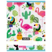 Nebulo: Flamingo și Tucan caiet simplu A4 80-32 - n/e/Nebulo-Flamingo-si-Tucan-caiet-simplu-A4-80-32-1.jpg