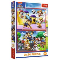 Patrula Cățelușilor o zi de joacă puzzle 2x24 piese - Trefl - p/a/Patrula-Catelusilor-o-zi-de-joaca-puzzle-2x24-piese--Trefl-1.jpg