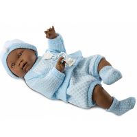 Păpuşă bebeluş creol în haine albastru 45cm - p/a/papusa-bebelus-creol-in-haine-albastru-45cm.jpg