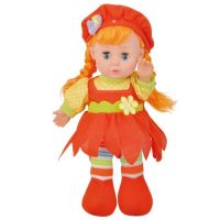 Păpușă din textil cu părul roșcat și șapcă roșie 30cm - p/a/papusa-din-textil-cu-parul-roscat-si-sapca-rosie-30cm.jpg