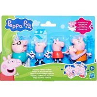 Peppa Pig: Set de figurine de joacă cu familia Peppa, formată din cinci membri - Hasbro