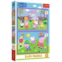 Peppa la locul de joacă puzzle 2x24 piese - Trefl - p/e/Peppa-la-locul-de-joaca-puzzle-2x24-piese--Trefl-1.jpg