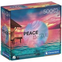 Peace Puzzle: Trăiește clipa 500 bucăți puzzle - Clementoni