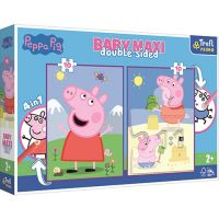 Peppa Pig cu două fețe 4 in 1 Baby Maxi puzzle 2x10 bucăți - Trefl - p/e/peppa-pig-cu-doua-fete-4-in-1-baby-maxi-puzzle-2x10-bucati-trefl.jpg