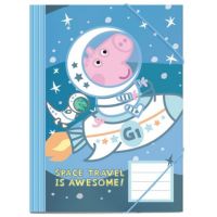 Peppa Pig în spațiu mapă cu elastic 25x35cm - p/e/peppa-pig-in-spatiu-mapa-cu-elastic-25x35cm.jpg