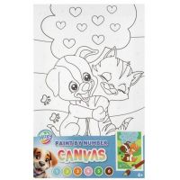 Pictură după numere — tablou pe pânză cu animale, 30x19 cm - p/i/Pictura-dupa-numere---tablou-pe-panza-cu-animale-30x19-cm-1.jpg