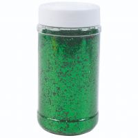 PlayBox: Borcan cu sclipici verde 250 grame