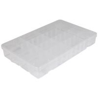 PlayBox: Cutie de depozitare transparentă cu compartimente ajustabile 29,5x18,5x4,5cm