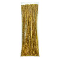 PlayBox: Fire de chenille de culoare aurie, 100 bucăți, 6mm