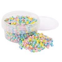 PlayBox: Mărgele MIDI de 5mm pentru călcat, 1000 bucăți în culori pastelate - p/l/PlayBox-Margele-MIDI-de-5mm-pentru-calcat-1000-bucati-in-culori-pastelate-1.jpg