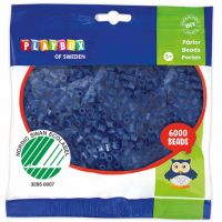 PlayBox: Mărgele albastre închis, termoadesive, de 5mm, pachet de 6000 bucăți