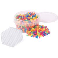 PlayBox: Mărgele neon MIDI de 5 mm termoadezive, set de 1000 bucăți cu placă hexagonală - p/l/PlayBox-Margele-neon-MIDI-de-5-mm-termoadezive-set-de-1000-bucati-cu-placa-hexagonala-1.jpg