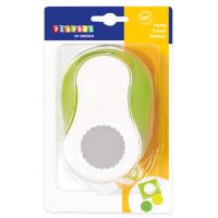 PlayBox: Perforator cu model dantelat circular, 5 cm.