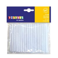 PlayBox: Rezerve de lipici pentru pistoale de lipit de 7mm, pachet de 18 bucăți