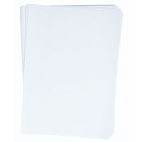 PlayBox: Set de 25 de coli de carton alb A4, 180g