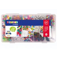 PlayBox: Set de mărgele din plastic, 1900 de bucăți, în cutie de depozitare. - p/l/PlayBox-Set-de-margele-din-plastic-1900-de-bucati-in-cutie-de-depozitare--1.jpg