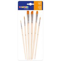 PlayBox: Set de pensule 6 bucăți în diferite dimensiuni