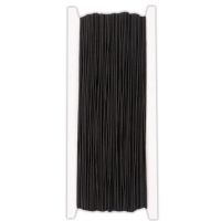 PlayBox: Sfoară elastică neagră, bobină de 50 de metri cu grosimea de 1mm.