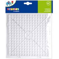 Playbox: Placă de bază pentru mărgele de călcat XL - 1 bucată, formă pătrată, interconectabilă - p/l/Playbox-Placa-de-baza-pentru-margele-de-calcat-XL--1-bucata-forma-patrata-interconectabila-1.jpg