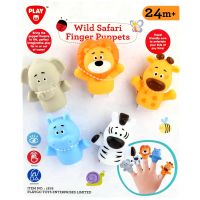 Playgo: Set de marionete pentru degete cu 5 animale de safari - p/l/Playgo-Set-de-marionete-pentru-degete-cu-5-animale-de-safari-1.jpg