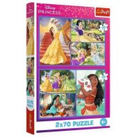 Prințesele Disney puzzle 2x70 piese - Trefl - p/r/Printesele-Disney-puzzle-2x70-piese--Trefl-1.jpg