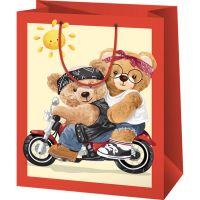 Pungă de cadou cu model de ursuleți pe motociclete, de dimensiune standard, 11x6x14cm - p/u/Punga-de-cadou-cu-model-de-ursuleti-pe-motociclete-de-dimensiune-standard-11x6x14cm-1.jpg