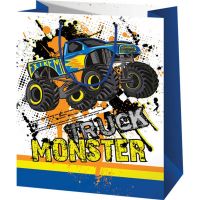 Pungă de cadou medie cu model Monster Truck 18x10x23cm - p/u/Punga-de-cadou-medie-cu-model-Monster-Truck-18x10x23cm-1.jpg