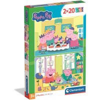 Purcelușa Peppa – puzzle Supercolor 2x20 piese - Clementoni - p/u/Purcelusa-Peppa---puzzle-Supercolor-2x20-piese--Clementoni-1.jpg