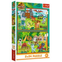 Puzzle Jurassic World cu dinozauri mici 2x24 piese - Trefl - p/u/Puzzle-Jurassic-World-cu-dinozauri-mici-2x24-piese--Trefl-1.jpg