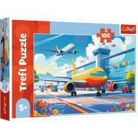 Puzzle aeroport cu 100 piese - Trefl