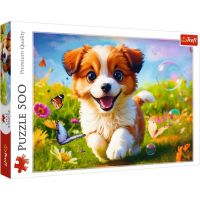 Puzzle cu 500 de piese - Cățeluș fericit - Trefl - p/u/Puzzle-cu-500-de-piese--Catelus-fericit--Trefl-1.jpg