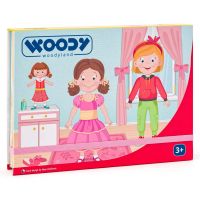 Puzzle magnetic în cutie - Salon de modă - Woodyland
