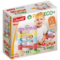 Quercetti: Migoga Tower Eco set de joc cu pistă de bile, 17 piese - q/u/Quercetti-Migoga-Tower-Eco-set-de-joc-cu-pista-de-bile-17-piese-1.jpg