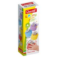 Quercetti: Set de 4 cuburi de construcție moi cu zornăitoare Momy Soft
