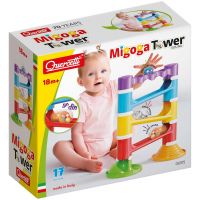 Quercetti: Set de joc pistă de bile Migoga Tower cu 17 piese - q/u/Quercetti-Set-de-joc-pista-de-bile-Migoga-Tower-cu-17-piese-1.jpg