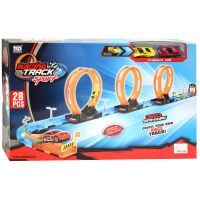 Racing Track: 28 bucăți Set pistă de curse cu 3 bucle și 2 mașini 1/64 - r/a/racing-track-28-bucati-set-pista-de-curse-cu-3-bucle-si-2-masini-1-64.jpg