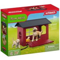 Schleich Farm World – Set de joacă cu căsuță pentru câini și cățeluși Golden Retriever (42722) - s/c/Schleich-Farm-World---Set-de-joaca-cu-casuta-pentru-caini-si-catelusi-Golden-Retriever-42722--1.jpg